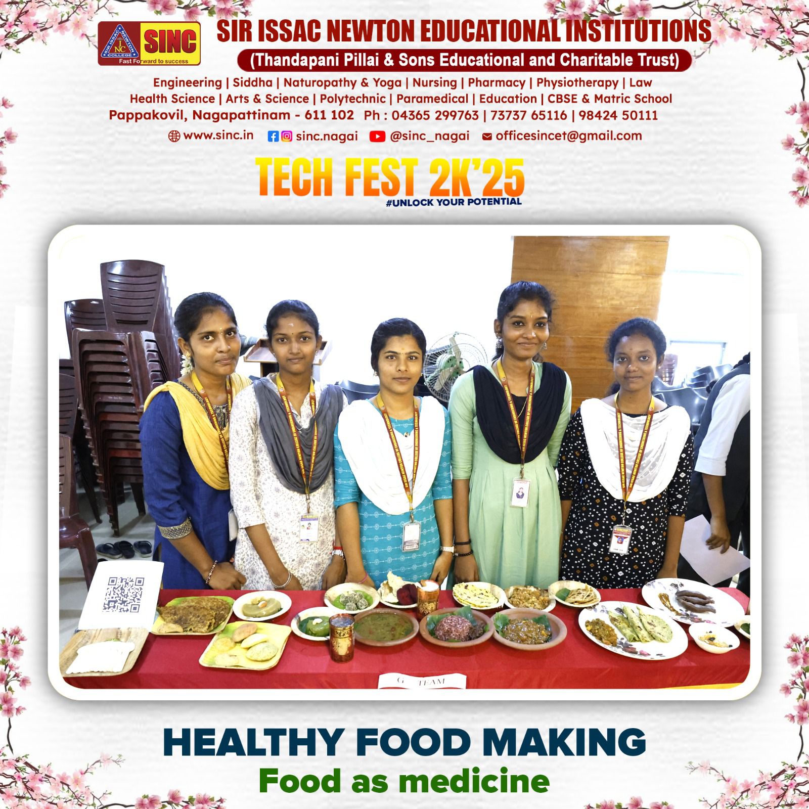 TECH FEST-2K25 Healthy Food