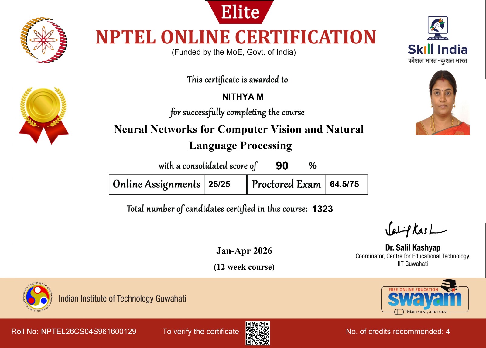 SINCET Certificate 01