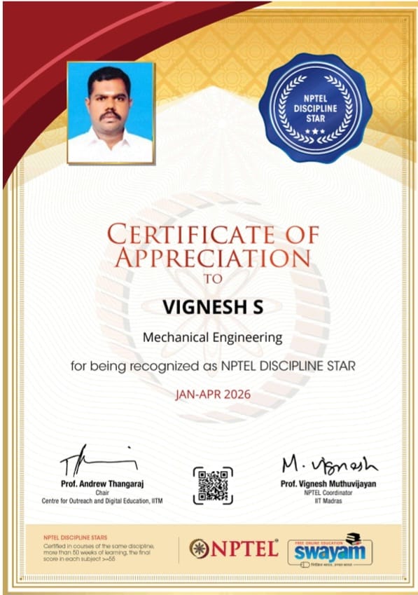 SINCET Certificate 01